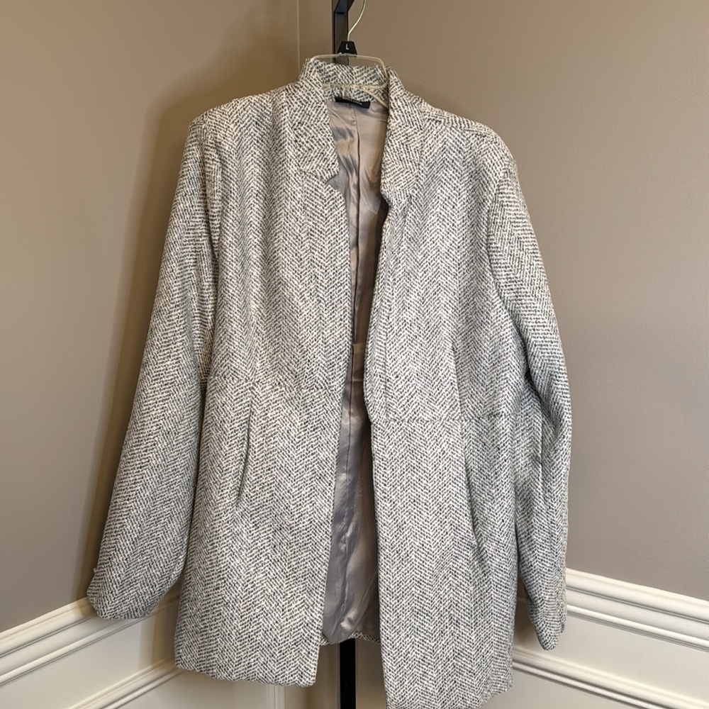 Vici TAYSHIA POCKETED COAT - HEATHER GREY size XL - Picture 4 of 9
